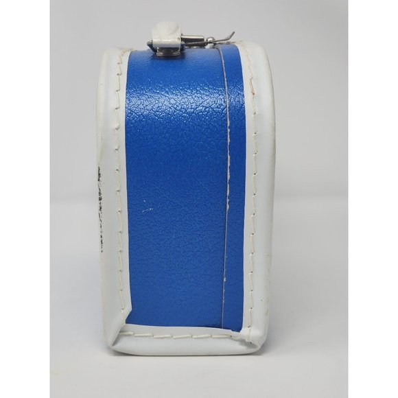 Vintage Little Toy Suitcase/Lunchbox Bear Playing A‎ Flute Signed By Artist - Picture 3 of 15